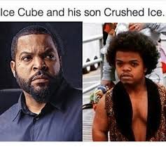 Ice Cube And His Son Crushed Ice Ice Cube Meme On Me Me