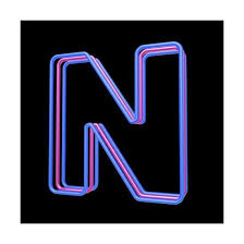 Letter art individual alphabet photos. 3d Neon Alphabet Letter N Isolated On Black Background Prints Andriy Zholudyev Allposters Com