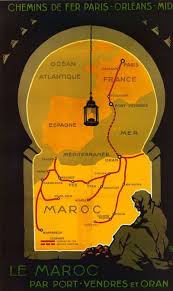 Carteles Vintage Marruecos Vintage Posters France Map Travel Posters