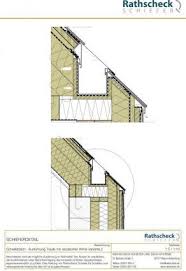 Rathscheck Schiefer Schnitt Durch Ein Monolithisch Gestaltetes Traufdetail Mit Versteckter Regenrinne Architektur Hausverkleidung Traufe