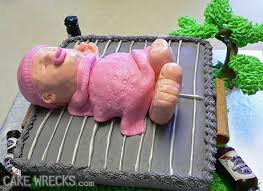 Baby Shower Cake Gross O Meter Challenge Howtobeadad Com