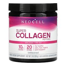 The effect of oral collagen peptide supplementation on skin moisture and the dermal collagen network: Neocell Super Collagen Peptides Unflavored 7 Oz 200 G Iherb