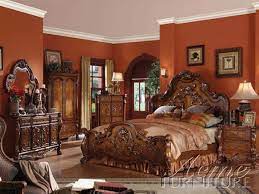 In home delivery available nationwide! Dresden 6 Piece Bedroom Set In Cherry Finish By Acme 12140