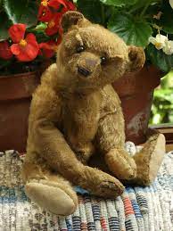 Antique Vintage Steiff Mohair Teddy Bear C 1910 With Button In Ear Mohair Teddy Bear Teddy Bear Old Teddy Bears
