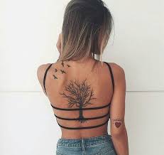 35 Exquisite Tattoos On The Tree Of Life Girl Back Tattoos