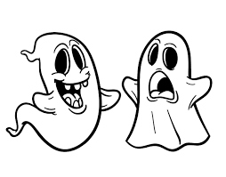 Fantasma Halloween Para Colorear