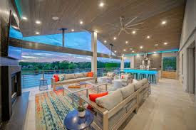 Cabin and house rentals in hot springs. Lakefront Smart Home W Luxe Multi Level Deck Evolve