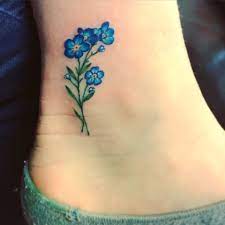 There are 65 forget me not flower tattoo for sale on etsy, and they cost 14,33 $ on average. Cute Forget Me Not Ankle Tattoo Ankle Tattoo Forget Me Not Tattoo Tattoos