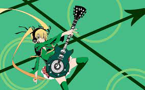 Female Animated Character Holding Guitar Hd Wallpaper Wallpaper Flare Looking for the best anime gun wallpaper? female animated character holding