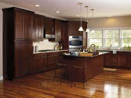 Java Glaze Finish On These Maple Landen Doors By Aristokraft Brings A Classic Elegance To This Kitc Maple Kitchen Cabinets Wood Kitchen Cabinets Modern Kitchen