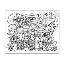 Dining doodles breakfast lunch dinner food coloring pages for. Cultivate Kindness Coloring Page Cute Kawaii Coloring Page For Kids And Adults Kawaii Art The White Lime
