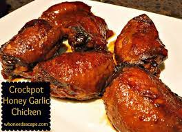 Easy crock pot recipe for chicken legs. Crockpot Honey Garlic Chicken Who Needs A Cape