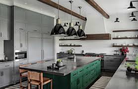 The gray cabinets work very well to camouflage these appliances. Modern Farmhouse Upstate Farmhouse Kitchen New York By Crisp Architects Houzz