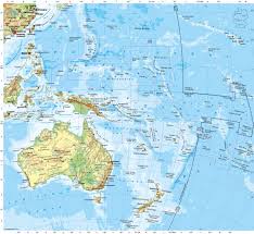 Lediglich neuseeland und neukaledonien ragen empor. Diercke Weltatlas Kartenansicht Australien Und Ozeanien Physische Ubersicht 978 3 14 100800 5 198 1 1