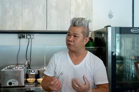 Signature braised pork rice lu rou fan braised pork, onsen egg, rice, spring onions. East Meets West An Exclusive Interview With Chef Ken Chia
