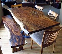Reclaimed Natural Edge Monkeypod Wood Slab Table Custom Reclaimed Steel Base Modern Dining Tables Wood Slab Dining Table Slab Dining Tables Wood Slab Table