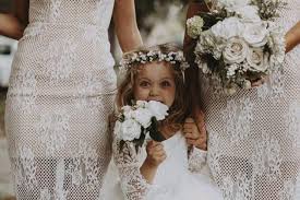 Gypsophila baby's breath flower crown halo hair bridal wedding headband. Babies Breath Flower Girl Crown Aggie Lola