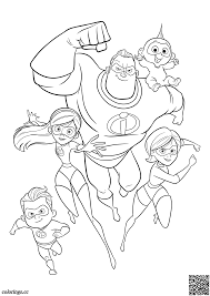 Incredibles 2 coloring page helen parr elastigirl. Dash Violet Bob Jack Jack And Helen Coloring Pages Incredibles 2 Coloring Pages Colorings Cc