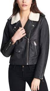 Women S Levi S Faux Leather Moto Jacket Faux Leather Moto Jacket Faux Leather Jacket Women Jackets