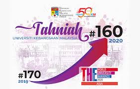 Discover and explore the top universities in malaysia and across the world, as revealed by the qs world university ranking 2016/2017. Ukm Ranked 160 In The 2020 The Asia University Rankings Ukm News Portal