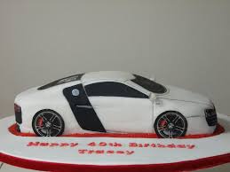Audi R8 Cake Car Cake Cars Cake Design Small Birthday Cakes