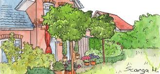 Sichtschutz Illustration Franks Kleiner Garten Wohnen Und Garten Sichtschutz Kleiner Garten