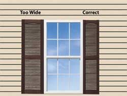 Exterior Window Shutters Shutter Height In Most Cases The Height Of Decorative Shutter Shutters Exterior House Shutters Windows Exterior