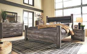 Wynnlow King Poster Bed Ashley Furniture Homestore In 2021 Bedroom Sets For Sale Grey Bedroom Furniture Bedroom Sets