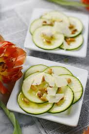 Zucchini Carpaccio Sed Bona Zucchini Carpaccio Best Appetizers