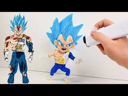 These powerful little pens can be used to spruce up your pad, or add some flare to your next big project. 3d Pen Making Vegeta Super Saiyan Blue With 3dsimo Youtube 3d Pen Art 3d Pen Pen Inspiration