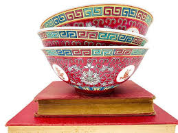 This fine bowl is very decorative with pretty florals pattern. Chinese Porcelain Soup Bowls Set Of 3 Large Hand Painted Serving Bowls Vintage Mun Shou Famille Rose Asian Jingdezhen Chinese Porcelain Chinese Porcelain Pattern Chinese Bowls