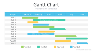 gantt chart powerpoint template templateswise com