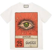 Black And Red Designer T Shirt Gucci Amour Eye Print T Shirt 455 Liked On Polyvore Featuring Men S Fashion Men S Clothing Me Mens Tshirts Vintage Mens T Shirts Mens Vintage Shirts