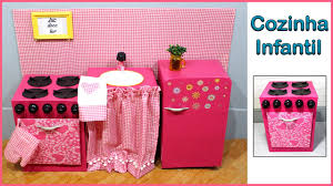 Entre e conheça as nossas incriveis ofertas. Cozinha Completa Infantil Feita Com Papelao Youtube