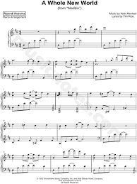 *please, scroll down for the kalimba tabs (number / letter notes). Riyandi Kusuma A Whole New World Sheet Music Piano Solo In D Major Download Print Sku Mn0197249