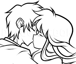 Maybe you would like to learn more about one of these? How To Draw A Valentines Couple Anime Kiss Step By Step Drawing Guide By Dawn Dragoart Com