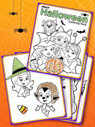 Printable Halloween Coloring Book With Nick Jr Friends Halloween Coloring Halloween Coloring Book Coloring Books