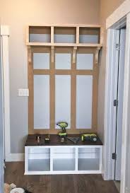 Repeat at the center of the opposite side. Diy Mudroom Bench Diy Mudroom Bench Diy Entryway Bench Diy Entryway