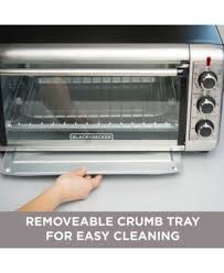 Black And Decker 8 Slice Toaster Oven Review Black Decker 8 Slice Extra Wide Convection Toaster Oven Reviews Small Appliances Kitchen Macy S Convection Toaster Oven Efficient Heating Toaster Oven Reviews