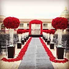 Church Aisle Decor Red Wedding Decorations Red Wedding Theme Red Wedding
