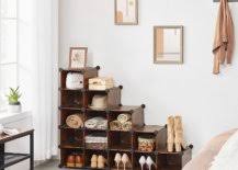 A classic wooden peg rail. Best Entryway Shoe Storage Ideas That Are Chic And Functional