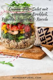 Rezept Gebratener Brokkoli Quinoa Pilze Brokkoli