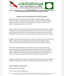 Perikatan nasional selangor official page Shafiengah Com Pas Selangor Dan Perikatan Nasional Facebook
