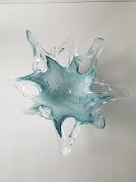 Ocean Blue Vase Art Glass Home Decor Turquoise Vase Table Etsy Blue Vase Turquoise Vase Blue Ocean