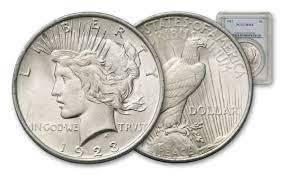 Demand from rare coin dealers, high collector interest and silver bullion value are all positives. 1923 P Peace Dollar Pcgs Ngc Ms64 Govmint Com
