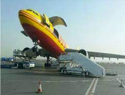 Considering the low altitude of the flight, it is possible the plane was unpressurized during. Plane Tips Up In Unloading Accident At Abu Dhabi Airport Pictures