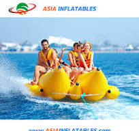 8 Person 0.9mm PVC Tarpaulin Towable Inflatable Banana Boat