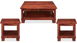 A number of paint colors can be used in a room featuring cherry wood furniture. Laredo Rustic Cherry Table Set