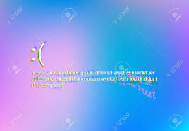 This now thriving subculture has drawn influence from a number of cultures. Blue Screen With Operating System Error Message And Vaporwave Royalty Free Cliparts Vectors And Stock Illustration Image 126550512