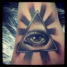 The right eye is regarded as the eye of ra, while the left is the eye of throth (moon) hence the general design for tattoos. Tribal Tattoos X Eye Pyramid Tattoo On Hand